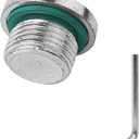 1Pcs Plug Screw Replace for 06237-5J4-010, 9 Speed Transmission Drain Plug Bolt Compatible with Honda Pilot Passport Odyssey Ridgeline MDX TLX 2016-2025, with L Wrench