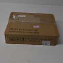 Furologee End Table with Charging Station, Nightstand with Fabric Drawers, Side Tables with USB Ports & Outlets, Night Stand with Storage Shelf & Hooks, for Living Room/Bedroom, White (1 pc(11"D x 14.96"W x 23.6"H))