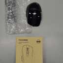 TechRise Bluetooth Mouse (BT5.0/3.0 & 2.4G) Rechargeable Wireless Mouse, 4800 DPI Optical Tracking, 6 Adjustable DPI, 2.4GHz with USB A Receiver, Quiet Clicks, Ergonomic Grips, 6 Buttons - Black