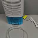 Dehumidifier 68oz(2000ml) Small Dehumidifier with Drain Hose for Up to 650 sq.ft Ultra Quiet Mini Portable Air for Home Basements Bathroom Bedroom Closet Kitchen RV