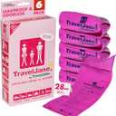 TravelJane Disposable Urinal Bags  Travel Urinal for Women, Men & Kids  Leakproof, Odorless Portable Urine Bags  Ideal for Camping, Emergencies & Long Car Rides (TJ1R-C)
