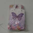 ASOEMERZ 24 Pack Butterfly Gift Bags with Tissue Paper Bags with Handles, 8.7'' Small Gift Bag Party Bags for Kids Birthday, Mothers Day, Bridal Showers, Baby Showers (Butterfly Flowers)