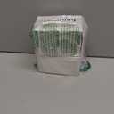 MOLFUJ 550ML/18Oz Glass Storage Container with Ball Cork, Cute Decorative Organizer Bottle Canister Jar with Air Tight Wood Lid for Food, Coffee, Candy, Bathroom Apothecary Cotton Swab Qtip Holder