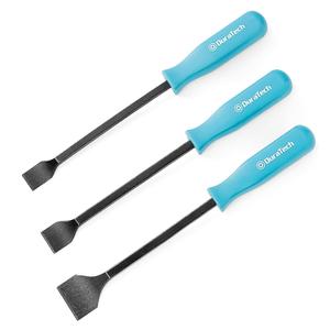 DURATECH Gasket Scraper Set, 3-Piece, 3/4",1",1-1/2", Sharp Edge, Drop Forged for Gasket Removal