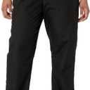 Cherokee Scrubs for Women Cargo Pant Natural Rise Tapered Pull-On Bottom with 4 Pockets , Fade Resistant Fabric - 4200 (Black, S)