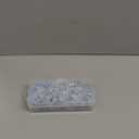 Bonuci 30 Pcs Cabinet Door Latch and Catch Hardware Double Roller Catch Cabinet Latches with Spear Strike for Closet Doors Kitchen (Silver)