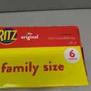 RITZ Original Crackers, Holiday Crackers for Cheese, Family Size, 20.5 oz (EXP 10/03/25)