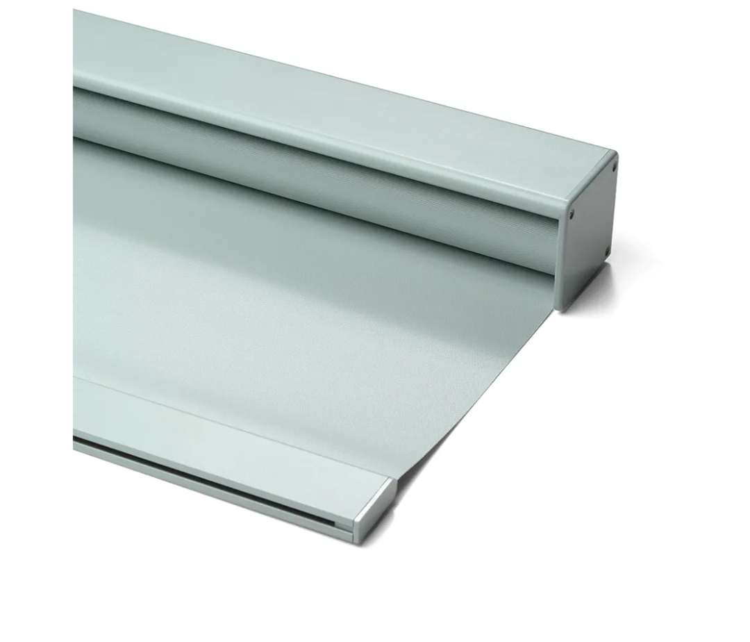 Boolegon Blackout Cordless Roller Shades, Window Blind with Thermal Insulated, UV Protection Fabric, Free-Stop System Roller Blind for Home, Office, Gray, Custom Size