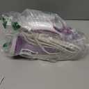 Steam Iron for Clothes, 1750W Iron with Rapid Heating, Non-Stick Ceramic Soleplate, Powerful Steam, Self-Cleaning, Auto-Off, Anti-Drip, 15.21oz Water Tank Ironing Clothes for Home, Purple