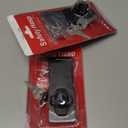 4 Inch Keyed Hasp Lock for Cabinets & Small Doors, Twist Knob Design, Heavy Duty Zinc Alloy with Chrome-Plated Iron, Includes Keys & Screws - Black, 2 Pack