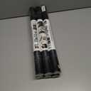 6 x Window Privacy Film, Window Tint Sun Blocking Heat reducing and UV Protection, one-Way Privacy Mirror Reflective Film,Explosion-Proof Premium PET Material, Cosmic Black,17.5 Inch x 16.4 Feet