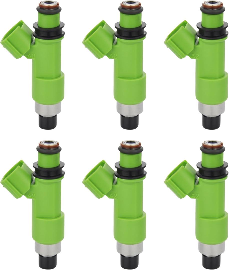 6PCS Fuel Injectors Compatible with Subaru Outback 2010-2019, Legacy 2010-2019, Tribeca 2008-2014, 3.6L, Replace # FJ1079, 16611AA740