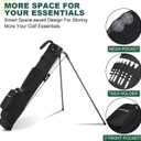 MAZEL Lightweight Golf Bag for Men Easy to Carry Golf Clubs Bag with Shoulder Strap,Pitch n Putt Golf Stand Bag for Driving Range,Par 3 and Executive Courses - Fit Up to 8 Clubs