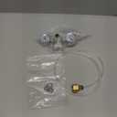 Whipped Cream Charger Pressure Regulator Valve, for 0.95L/580G Tank, for Pressure Regulator Tank & Hose Line on Dispenser