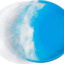 Gartful Rolling Tray Mold for Resin, Large Round Serving Tray Mold with Edges, Plate Silicone Epoxy Casting Mold for Agate Tray, Serving Board, DIY Jewelry Holder, Fruit Snack Tray, Home Decoration