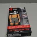 PUMA Men's 4 Pack Active Stretch Boxer Briefs (Large, Blue/Black/Grey)