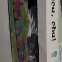 Funwee Steam Track Train Set for Toddlers, Magnetic Connection Train Toys w/Lights & Sounds, Electric Cartoon Choo Choo Train, Toy Train Christmas Birthday Gift for Toddlers 2 3 4 5+ Boy Girl (Pink)