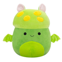 Squishmallows Original 14-Inch Earling Neon Green Mushroom Bat - Official Jazwares Plush (Large)
