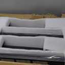 loyoele 900000LM 10000W Solar Street Lights Outdoor  LED Solar Light with Motion Detection, Dusk to Dawn, Weatherproof, Ideal for Security Lighting in Driveways and Parking Lots (10000W-2 Pack, Black)