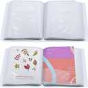 2-Pack of 4x6 Inch Small Photo Albums with Clear Covers - Each Holds 100 Photos