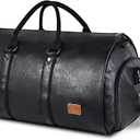 seyfocnia Convertible Travel Garment Bag,Carry on Garment Duffel Bag for Men Women - 2 in 1 Hanging Suitcase Suit Business Travel Bag
