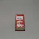 Christmas Press on Nails Short Medium Square Fake Nails with Colorful Ribbon Cute Elk Design Glitter Red Green Full Cover Glossy False Nails Xmas Glossy Acrylic Stick on Nails for Women 24Pcs