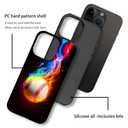 for iPhone 13 Pro Max Case,HH2 Baseball Sport Hybrid 2 Layer Hard Shell Silicone Protective Pattern Design Case