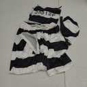 Eurzom 6 Pcs Prisoner Costume Women Striped Jail Adult Inmate Men Convict Costume for Halloween Party (Large)