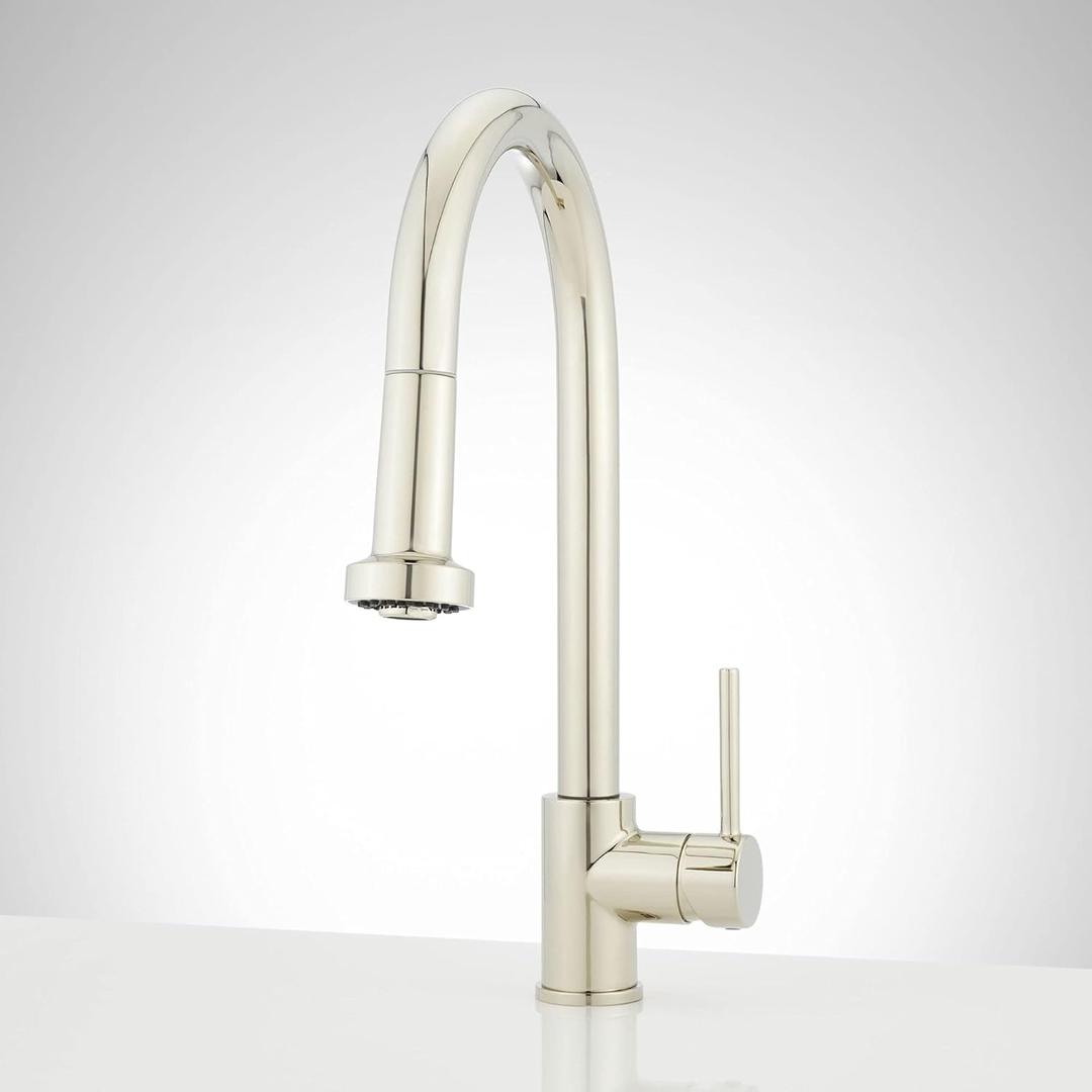 Signature Hardware 465187 Ridgeway 1.75 GPM Single Handle Pull-Down Kitchen Faucet