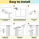 Gold Curtain Rods 66 to 120 Inches(5.5-10 Feet),5/8 inch Splicing Drapery Rods with Cuboid Style Design,Small Curtain Rods Set,Size: 36''-120'',Brass Gold