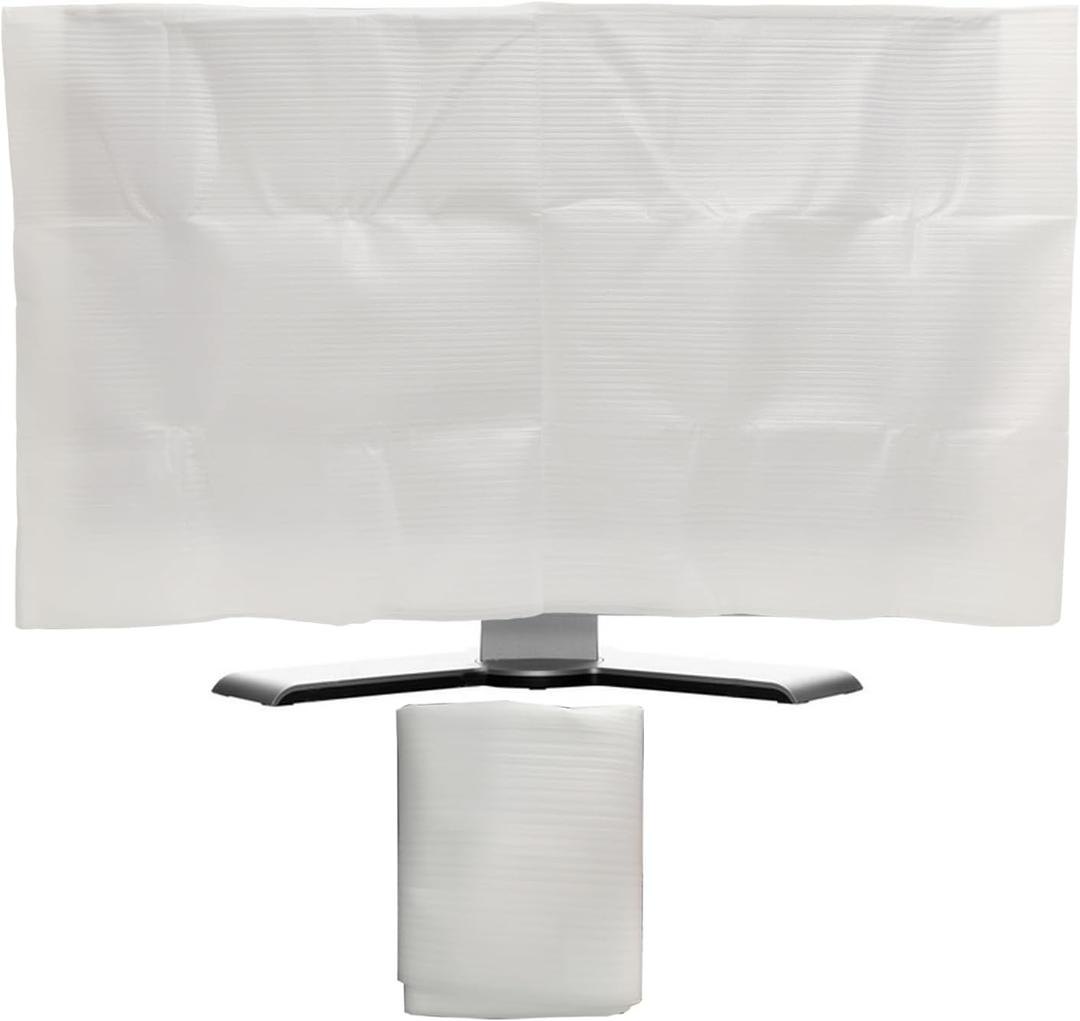 Foam Flat Screen TV Cover Fits Up to 80"L x 48"W Flat Screen TV80-85 Inch Television Foam Cover for TV Protection During House Moving, Storage, or Home Renovation-1 Pack