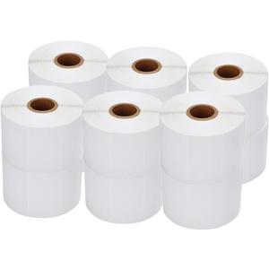 RBHK 12 Rolls Direct Thermal Labels 2-1/4'' x 1-1/4'', Permanent Adhesive Shipping Labels for Zebra Printer, SKU Labels Address Labels, 1000 Labels per Roll