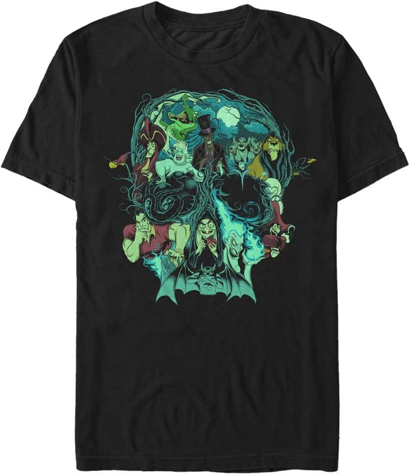 Disney Mens Villains Wicked ThingsT-Shirt (Black), Size 5XL