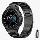 GOLDTOLUCK No Gap Stainless Steel Band Compatible with Samsung Galaxy Watch 8 7 6 5 4 Classic FE Pro Ultra 40mm 44mm 46mm 43mm 47mm 45mm 42mm Replacement Men Women Milanese Metal Elegant Casual