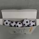 30 Pack Mini Foam Soccer Balls Sports Stress Balls Soccer Party Favors Footballs 1.2 Inch Anxiety Relief Sports Ball for Kids Adults with Drawstring Mesh Bag