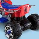 Kid Trax Marvel Spiderman Toddler ATV Ride On Toy, 12 Volt Battery, 3-7 Years, Max Rider Weight 88 lbs, Spider-Man Blue
