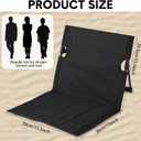 Jetec Foldable Floor Backrest Chair Portable Camping Chair with Storage Bag Light Weight Lazy Seat for Indoor Outdoor Bed Ground Park Lawn Concerts Beach Hiking