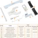 9PCS Engine Camshaft Alignment Locking Timing Tool Kit with Water Pump Wrench, Compatible with Chevrolet Cruze Aveo Orlando Vauxhall Opel Astra Mervia Vectra Zafira Alfa Romeo Fiat 16V 1.4 1.6 1.8