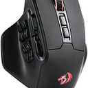 Redragon M811 PRO Wireless MMO Gaming Mouse, 15 Programmable Buttons RGB Gamer Mouse w/Ergonomic Natural Grip Build, 10 Side Macro Keys, Software Supports DIY Keybinds & Backlit