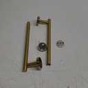 Bath Towel Bar, 22 Inch 304 Stainless Steel Thicken Towel Holder for Bathroom Wall, Towel Holder Brushed Gold Finished Wall Mount(Total Length 24-Inch)