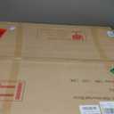 Black Bathroom Mirror for Wall, 36x40 Inch Rectangle Mirrors with Metal Frame, Modern Rectangular Wall Mirror for Bathroom Living Room, Entryway Hangs Horizontal or Vertical