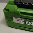 40V 6.0Ah Lithium-ion Battery Replacement for Greenworks 40V Battery 29472 29462 29252 20202 22262 25312 25322 20642 22272 27062 21242 G-Max Cordless Power Tools(NOT for GEN 1)