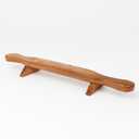 KNK Wooden Push Up Bars Shena Babool Wood Strength Training 2.5 Ft