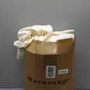 WRENSONGE Queen Comforter Set - 7 Pieces White Soft Bed in a Bag Queen with Fitted Sheet, Flat Sheet, 2 Pillow Shams, and 2 Pillowcases- Warm Bedding Sets for All Season