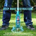 21V Electric Weed Puller Tool, Stand Up Heavy Duty Weed Puller w/3000mAh Battery*2, Root Weeder for Lawn/Yard