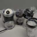 Ganiza Smoothie Blender, 900W Blenders for Shakes and Smoothies, 15-Piece Personal Blender and Grinder Combo for Kitchen, Smoothies Maker with 4 BPA-Free Portable Cup, Nutritious Recipe (Black)