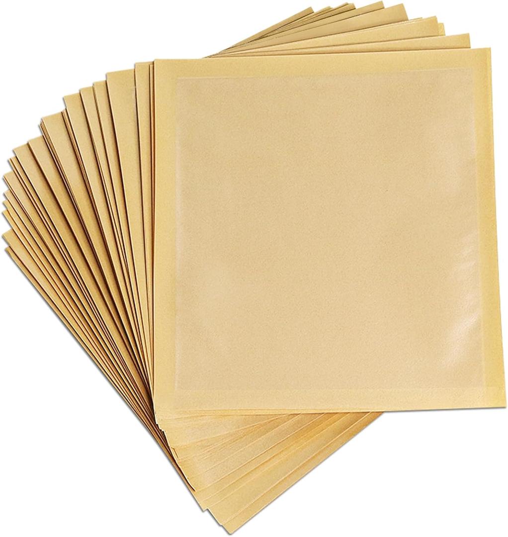 300 Pcs Bakery Bags with Window, 7.1 x 7.5 Inches Paper Donut Bags To Go, Pastry Bags for Baked Goods, Cookies, Sandwiches (Brown)