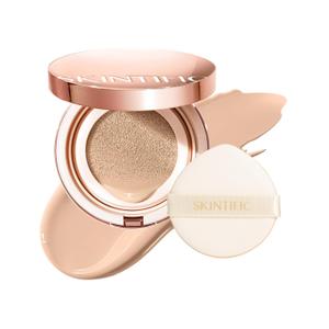 Cushion Foundation | Full coverage, Weightless, Skin fit, Satin Glow Finish, Oil-Control Waterproof Foundation, Sweatproof Flawless BB Cream CC Korean Makeup (01 Vanilla)