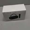 Portable Karaoke Machine, Bluetooth Speaker with Microphone, Three Echo Levels, Indoor and Outdoor Modes, IPX6, BT 5.3, Supports AUX, TF, USB (Black)