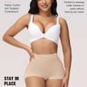 SHAPSHE Tummy Control Shapewear Shorts Fajas Colombianas Moldeadoras Compression Underwear Flat Tummy Butt Lifter Panties (Beige, M)